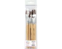 Qrea Kwast synthetisch set à 5 breedtes