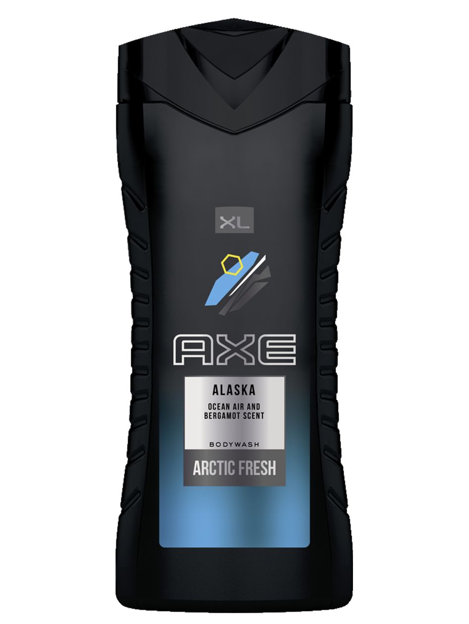 AXE Alaska Douchegel - 400ml - Amber & Sandelhout - 3 stuks