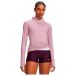 Under Armour Velociti Half Zip Hardloopshirt Dames - mauve, Maat XL