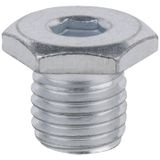 KS Tools 430.1016 Olieaftapplug, binnenzeskant, 13mm, M12x1,5x13,5mm, 10 per pak
