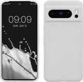 kwmobile telefoonhoesje geschikt voor Google Pixel 8 Pro - Hoesje met siliconen coating - Smartphone case in wit