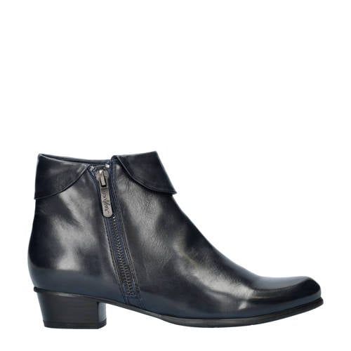 Regarde le ciel Stefany 03 leren enkellaarzen donkerblauw