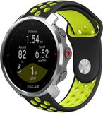 Strap-it Polar Grit X sport band - zwart/geel