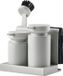 Zone Denmark DIISH Afwasset met duo zeepdispenser voor afwasmiddel en handzeep - Warm Grey