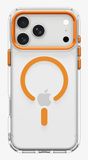Spigen Ultra Hybrid Optik S MagFit Hoesje voor Apple iPhone 18 Pro Max / 17 Pro Max - Transparant Oranje