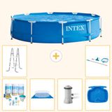 Intex Rond Frame Zwembad - 366 x 76 cm - Blauw