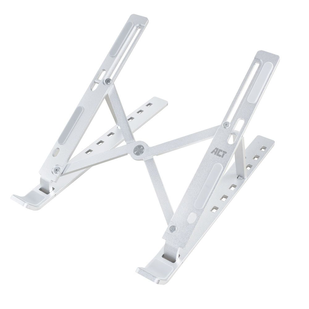 ACT AC8120 Notebook Stand - Grey - Aluminium - Up to 15.6"