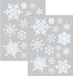 Anna's Collection Stickers de Noël flocons de neige