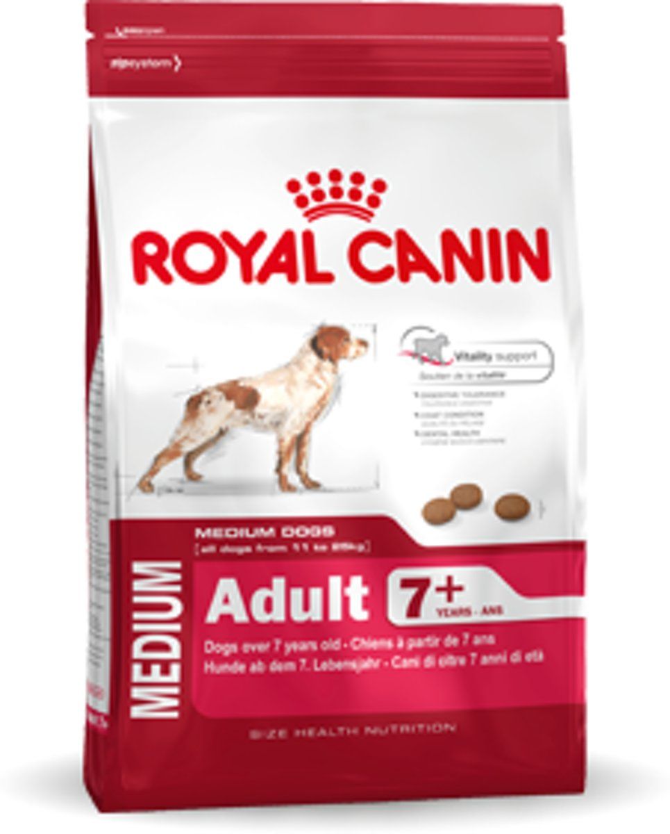 Royal Canin Medium Adult 7+ - Hondenvoer - 4 kg