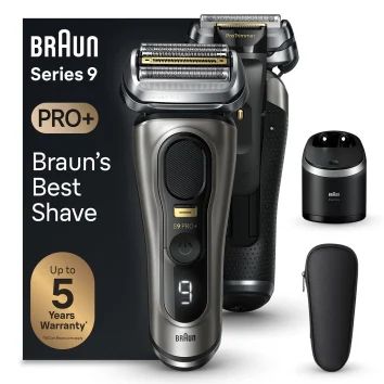 Braun Series 9 Pro+ 9565cc Elektrisch Scheerapparaat | Wet & Dry | Metallic