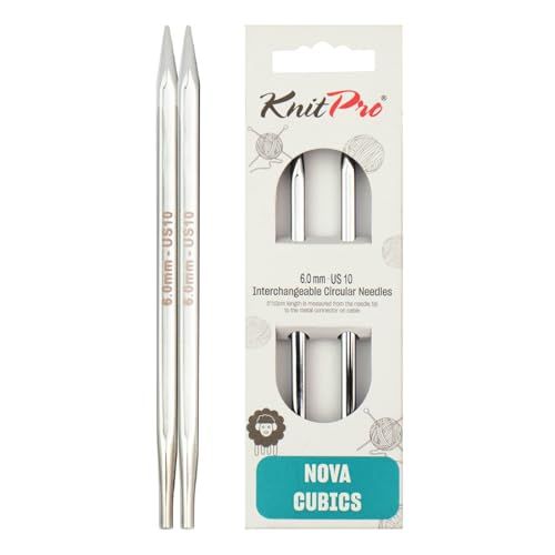 KnitPro Nova Cubics verwisselbare breipunten 6.00mm