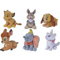 Merkloos Disney pluche 25 cm 6 assorti