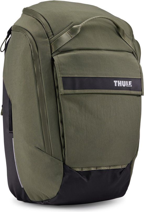 Thule Paramount Hybrid Pannier 26L Soft Green - Achtertas voor E-bike met Laptopvak