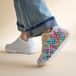 Skechers Uno Lite - Spread The Love Meisjes Sneakers - Wit/Mutlicolour