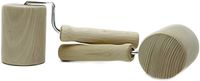 Merkloos Klei roller - 17 cm - hout - klei gereedschap - roller - hobby