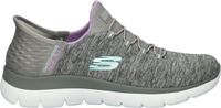 Skechers Hands Free Slip-Ins Summits dames instapschoen - Grijs - Maat 40