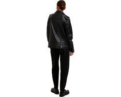 Selected Madison Leer Jas Zwart 42 Vrouw