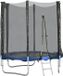 SPORTNOW Trampoline d'extérieur Acier 180x180x200cm Bleu