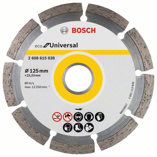 Bosch Accessoires Bosch Diamantdoorslijpschijf Eco Universeel Ø 125 mm
