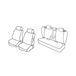 Set Toyota Superior stoelhoezen set grijs/zwart geschikt voor Toyota Avensis 4p (04/09>03/19)