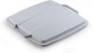 Durable Eco deksel voor Durabin 90L afvalbak, Blue Angel gecertificeerd, grijs, 6 stuks, 1800506050
