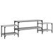 vidaXL meuble TV 197x35x52 cm bois traité gris chêne sonoma