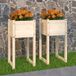 Maison Exclusive - Jardinières, 2 pièces, 40x40x81 cm, bois massif, pin