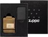 Zippo Tactical Brown Pouch & Black Crackle Windproof Lighter Gift Set