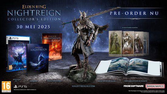 BANDAI NAMCO Entertainment Elden Ring: Nightreign - Collector's Edition - PS5 - Action - Blu-ray - 30 mei 2025 - 16+