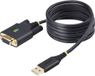 StarTech.com 2m USB naar Null Modem Adapter/Converter Kabel, COM Retention, FTDI, USB-A naar DB9 RS232, Verwisselbare DB9 Schroeven/Moeren, ESD Besherming, Windows/macOS/Linux