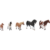 LUPILU® Figurines animaux, 5 pièces (chevaux)