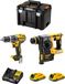 DeWALT Set DWK210 (DCD796 + DCH273 + 2 x 2,0 Ah accu's + DCB107 lader + TSTAK VI opbergbox)