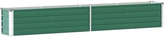 Pinnacle Living bac à potager XXL - 320 x 40 x 45 cm - Vert - Acier galvanisé