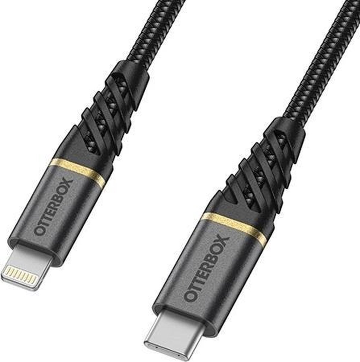 OtterBox Premium USB-C naar Lightning kabel - 1M - Zwart