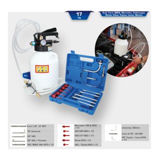 Brilliant Tools Vulapparaat voor versnellingsbakolie met adapter