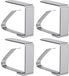 Merkloos / Sans marque 20x stuks Tafelkleed klemmen Rvs 5 x 6 cm