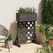 Prolenta Maison Exclusive - Grille de jardin verticale, gris, 48 x 30 x 70,5 cm