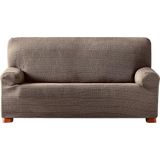 ECOMMERC3 Elastische jacquard-bankhoes, 2-zits, universele pasvorm en ademend, bruin, slijtvast, antislip design met elastische band