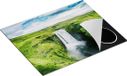 Chefcare Inductie Beschermer Waterval in het Groene Landschap - 65x52 cm - Multicolor