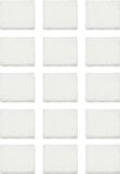 AMIG Anti-krasvilt - 48x - wit - 30 x 30 mm - vierkant - zelfklevend - meubel beschermvilt