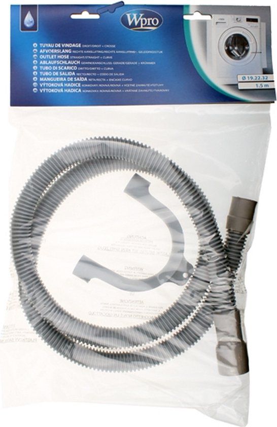 WPRO TVS154 Afvoerslang - Recht/recht - 1.5m - 484000001133