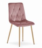 LEOBERT Eetkamerstoel LIBRA Donkerroze
