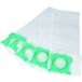 vhbw 5x Sacs Compatible Avec Sebo Airbelt K1 Hunter, K1 Komfort, K1 Lemon, K1 Onyx Aspirateur - Microfibres Non Tissées, 29cm X 14cm, Blanc