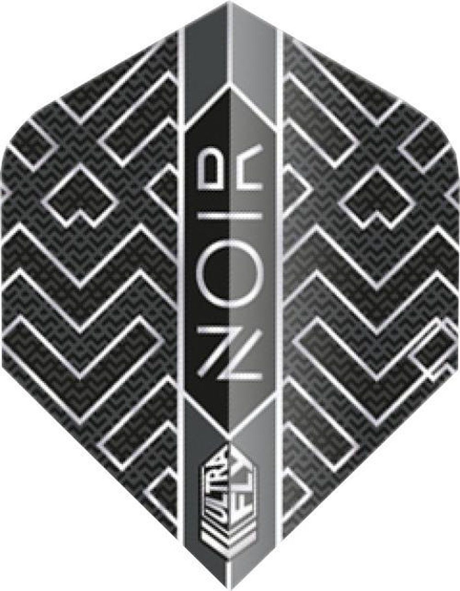 Unicorn Ultrafly 100 Micron Flights Bwing Noir Abstract - 3 Stuks