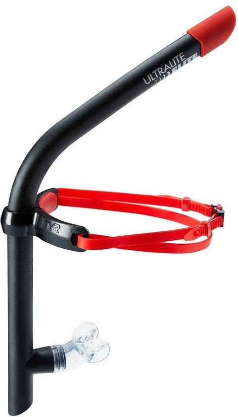 TYR Ultralite Elite Snorkel - Red/Black