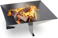 StarTech Vuurkorf Vuurschaal 56 cm Staal met Grillrooster Zwart