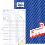Avery Zweckform RHODIA spiraalvormige pad voor EXABOOK, A4+, geruit, zwart