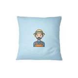 Bona Basics Decoratieve kussenhoes Lichtblauw 45x45 cm