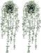 Ibenzoa® Set van Twee Kunstmatige Hangende Eucalyptusplanten