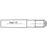 TOOLCRAFT 106165 Conische pen (Ø x l) 6 mm x 55 mm Staal 100 stuk(s)